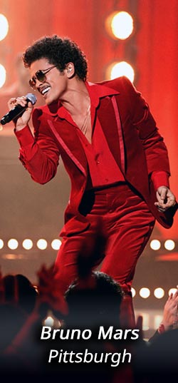 Bruno Mars Pittsburgh Tickets
